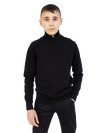 Свитер AS608 черный молния