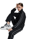 Спорт.костюм дев. AS247 черный