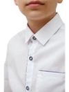 Сорочка АТРУС 5810/3_1 белый/синий