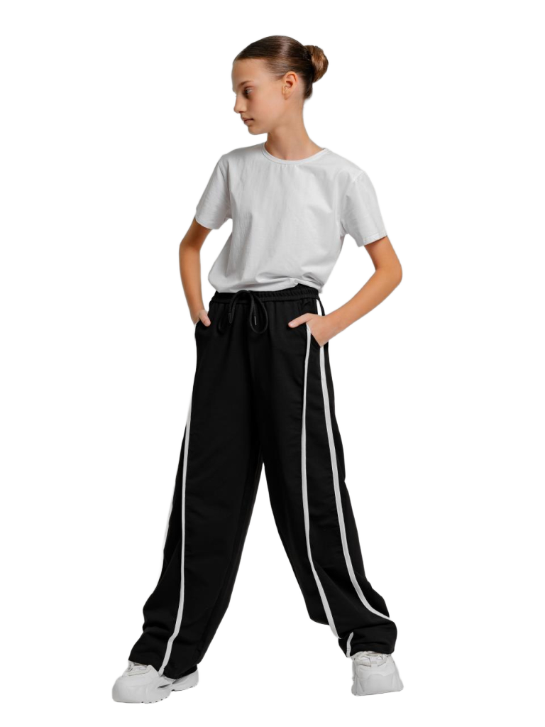 Брюки спорт AS557 черный