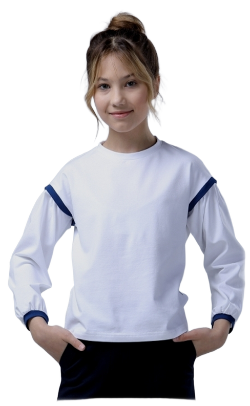 Блуза Перемена 165 трикотаж. Белый