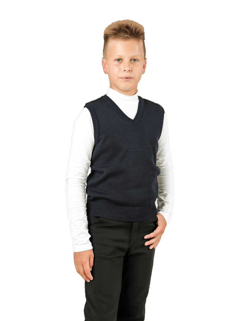 Жилет Ж04-101 гладь черный