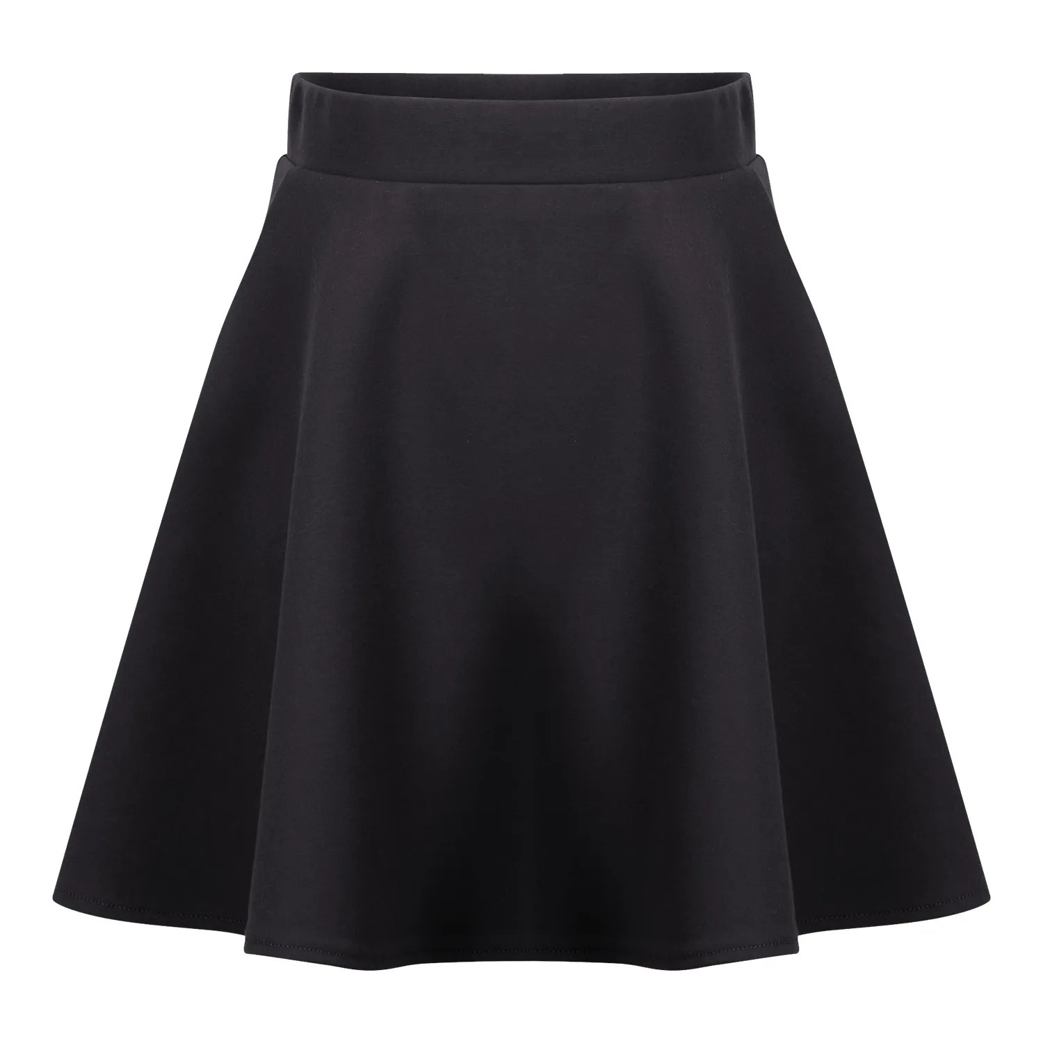 Юбка Амадео AS-1033 черный полусолнце